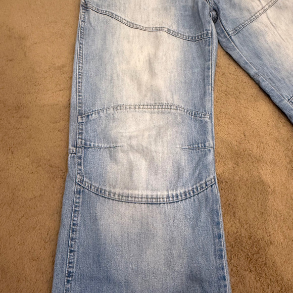 G-STAR Jeans Double Knee Mens 36x30 Elwood Heritage Baggy Fading Embroidered - Picture 3 of 10